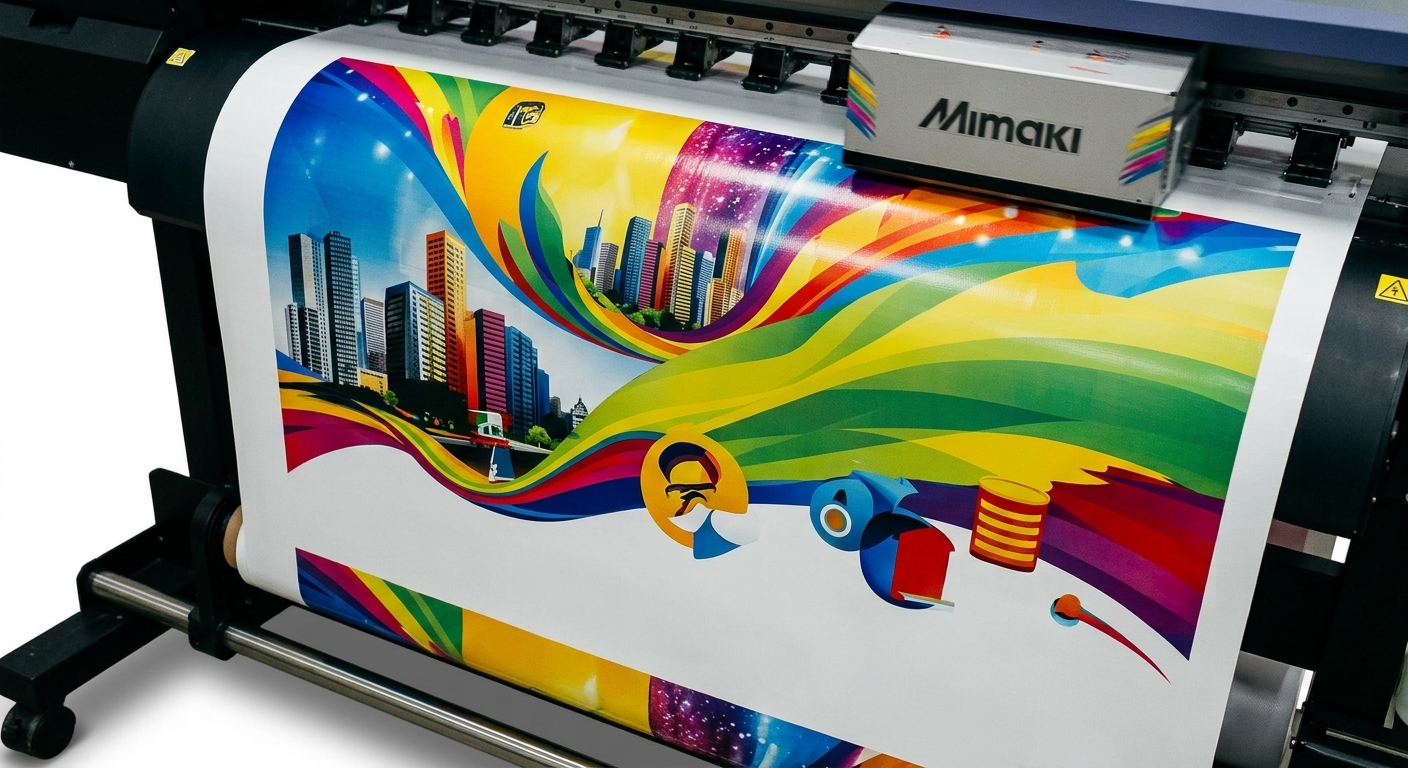 Печать на баннере
